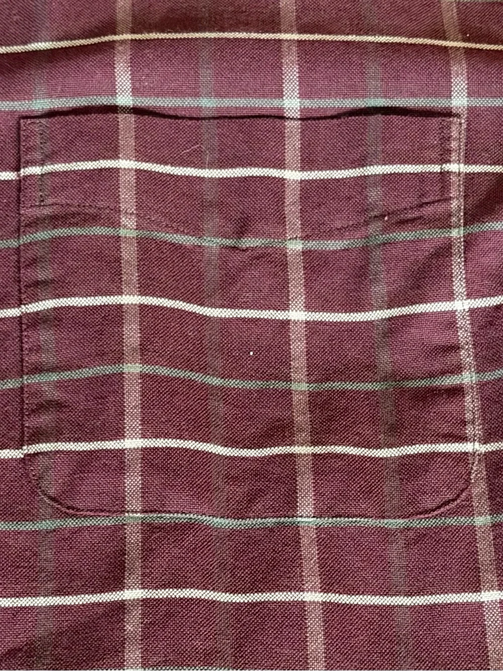 J. Crew Oxford Flex Shirt Men Extra Large Burgundy Button Down 100 % Cotton NEW